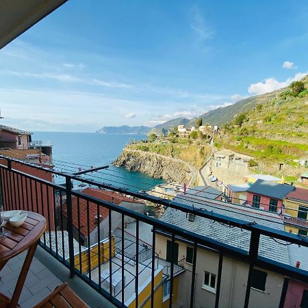 “Ivory House”With Sea View Lägenhet Manarola Exteriör bild